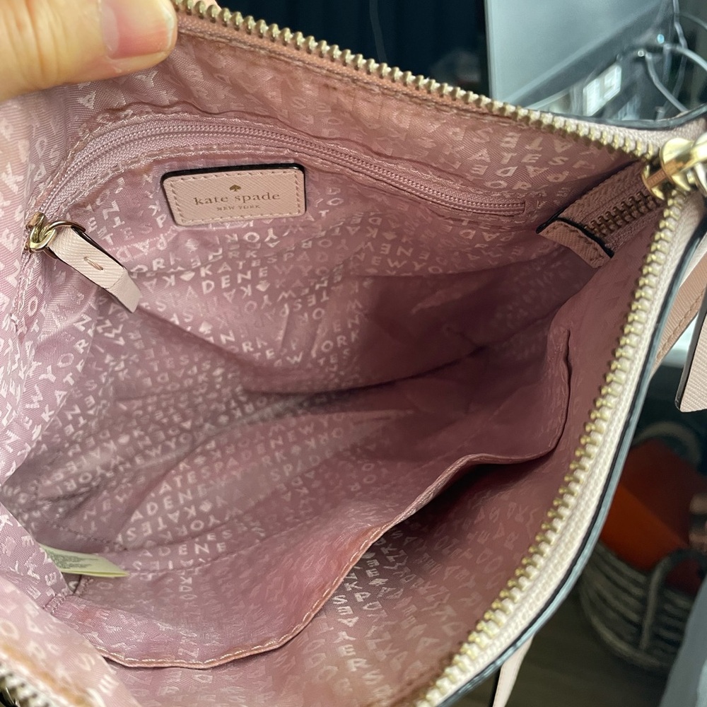 Kate Spade Top Zip Leather Crossbody Bag - Picture 5 of 7